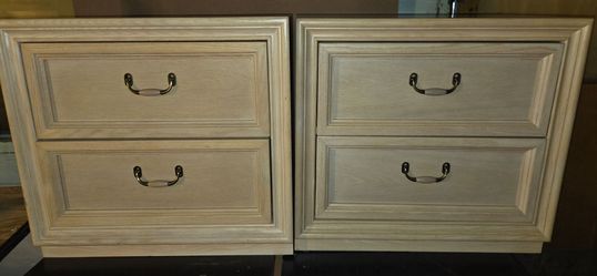 Stanley Furniture two-drawer nightstands