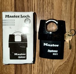 NEW Master Lock Pro Series 6321D On Packaging * 6321