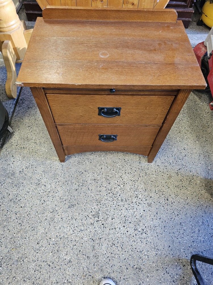 Fairmont Designs 2-Drawer Nightstand w/ Slide-out Shelf