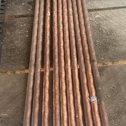 Copper Grounding Bar Rod 5/8 in. x 8 ft. 