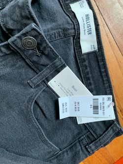 HOLLISTER Low -Rise Fitted Through Hip and thigh boot cut Jeans