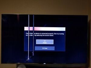 Two Samsung 65 UHDTV 4K for PARTS