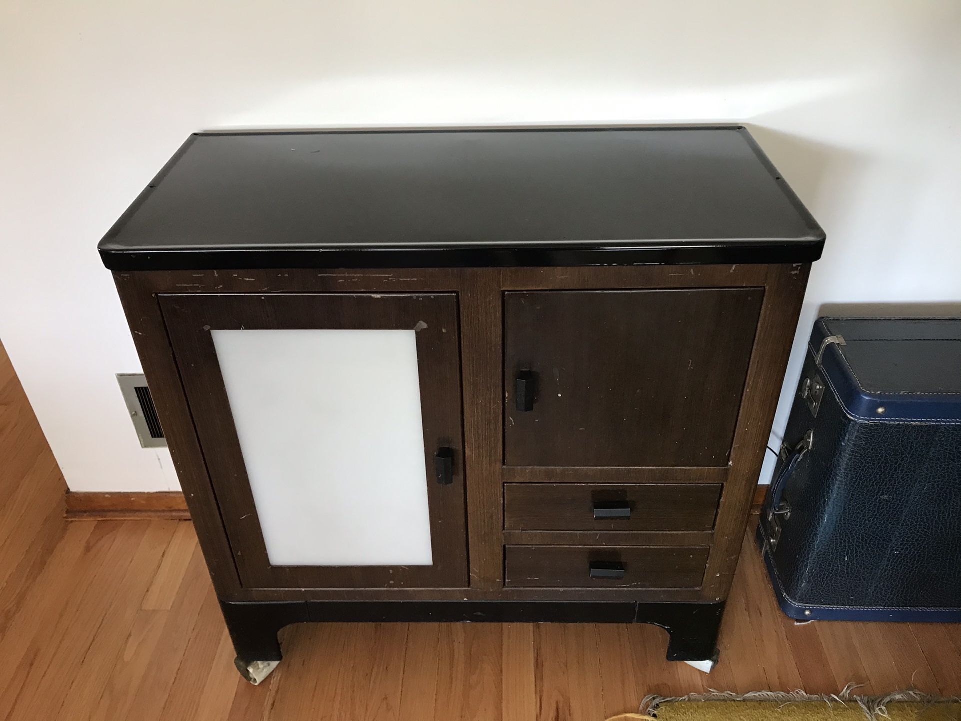 Antique Metal Cabinet