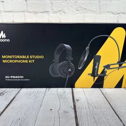 Maono Podcasting Microphone Kit (AU-AO4) Podcast Condenser Cardioid Metal Mic