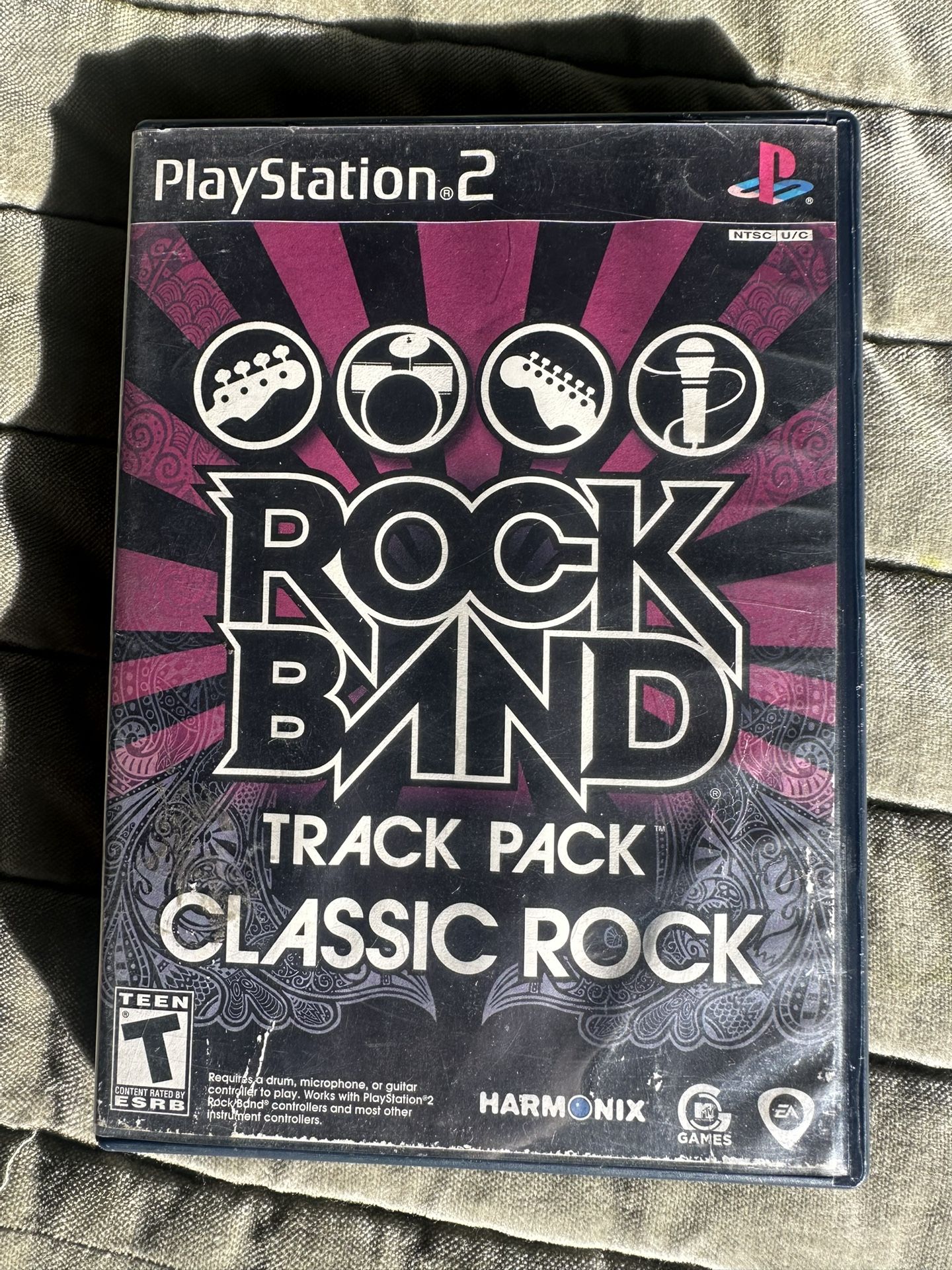 Rock Band Track Pack Classic Rock PS2