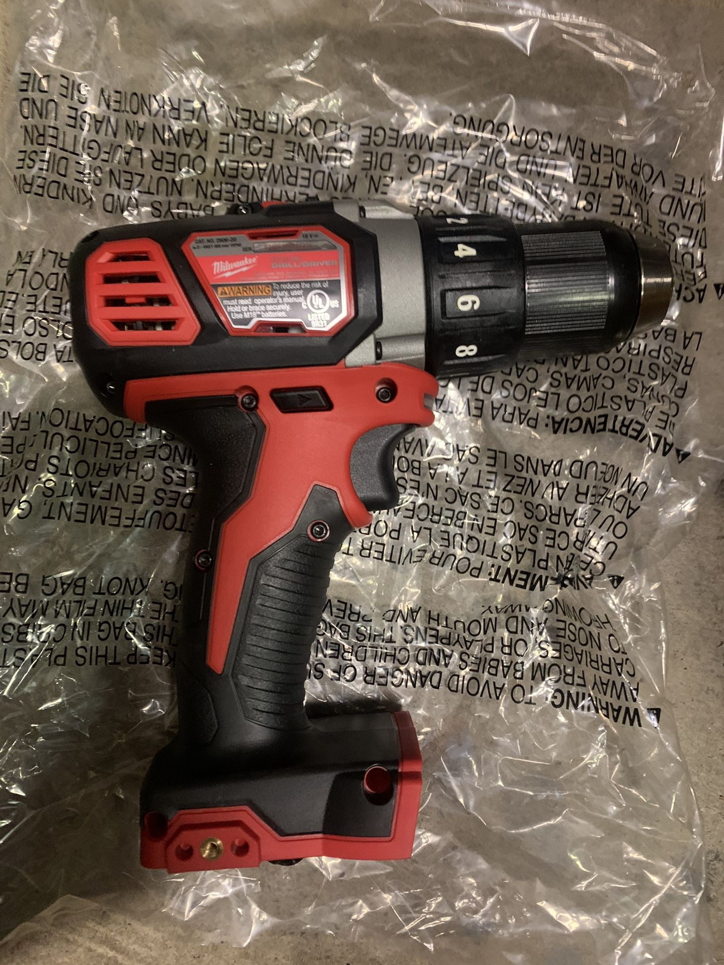 Bran New M18 Milwaukee Drill Driver Never Used (too Only)