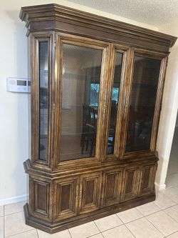Wood China Cabinet 