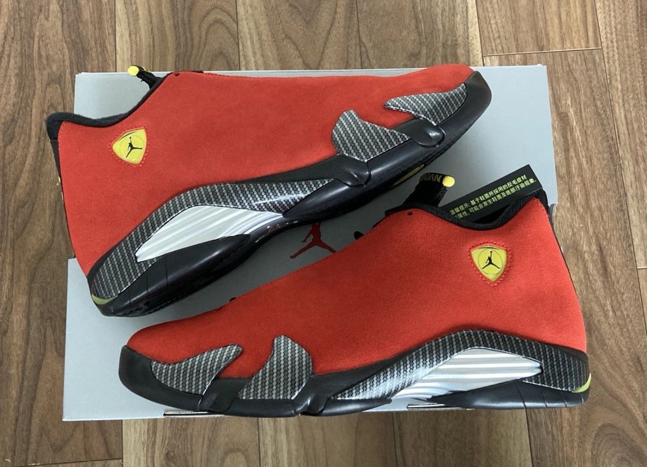 Jordan 14 Ferrari Size 10.5 & 11