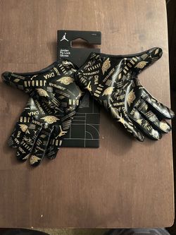 Jordan fly lock 2.0 metallic football gloves