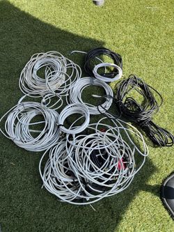 Large Lot of Coaxial and Mixed Cables