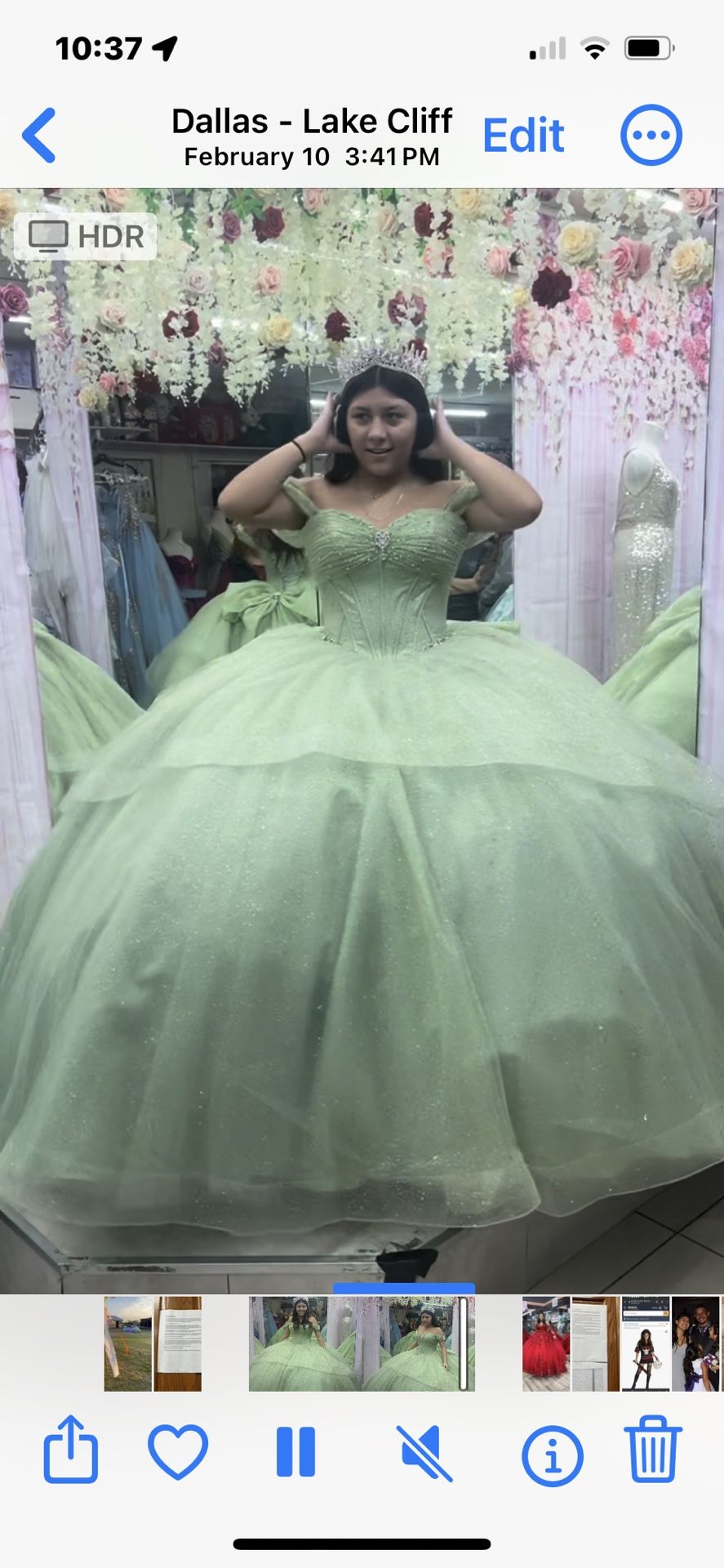 Quinceanera Dress. Princess And The Frog Theme