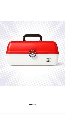 Pokemon x Target x Caboodles - Pokemon Red White Tackle box