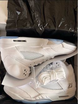Air Jordan 5s  (white matallic)