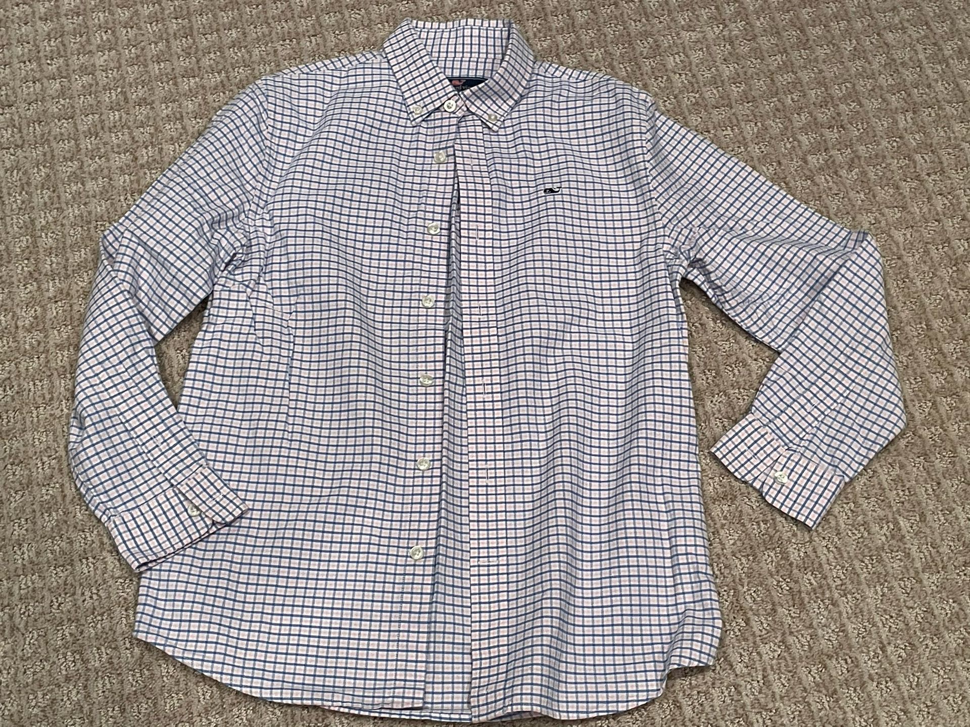 Boys Vineyard Vines Dress Shirts (12-14)