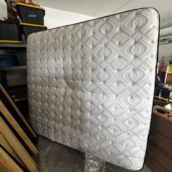 King Size Mattress, Box Springs, and Bed Frame With Headboard