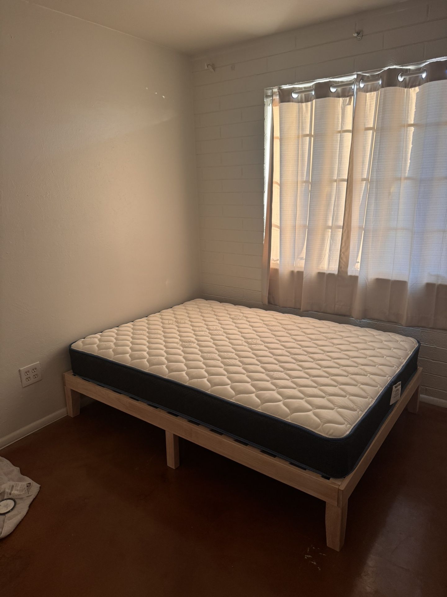Wayfair Full-Sized Mattress + Bed Frame