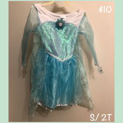 Frozen toddler costume dress