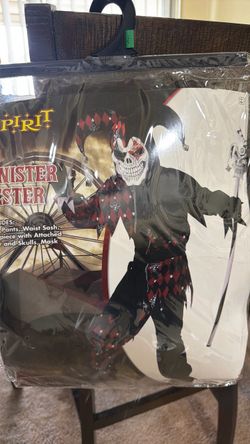 Sinister jester costume