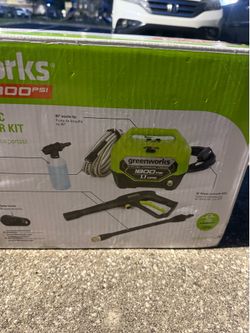 Greenworks 1800 PSI Electric Pressure Washer Kit