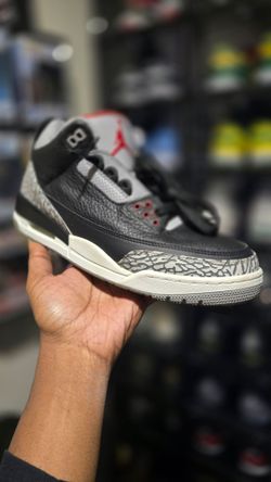 Air Jordan 3 Black Cement 17 Size 10