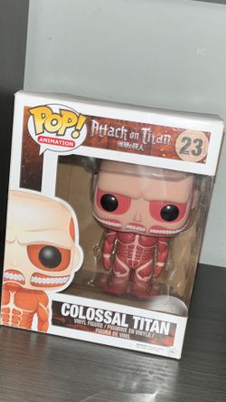 aot funko pop colosal titan