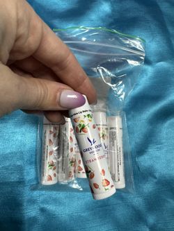 LOTS LOT 6 Grey Goose Essences Strawberry Lip Balm