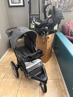 Let buyers know exactly what you are selling. Title New Baby Trend Expedition® Zero Flat Jogger Travel System, Dash Gray