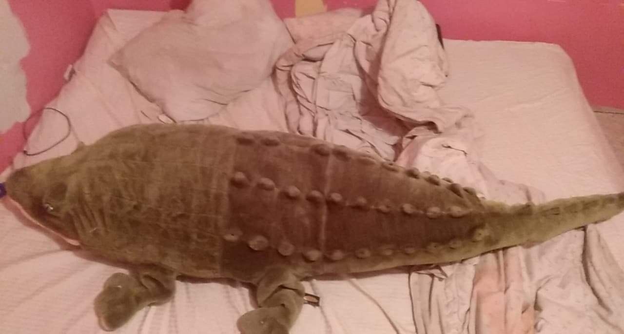 Giant Stuffed Alligator