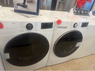 Lg front load washer and electric dryer