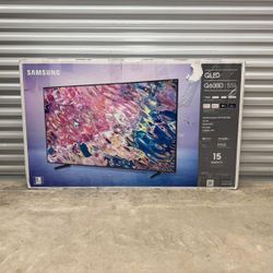 Hd394 55q6 55” Samsung smart 4k Qled hdr tv floor model 