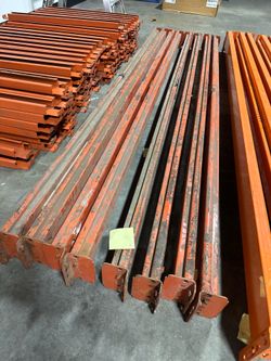 Pallet rack cross beams 102”