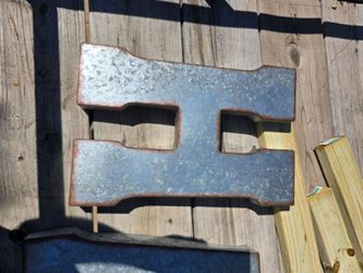 Galvanized Letters