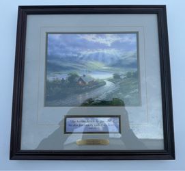 Thomas Kinkade's Emerald Isle print with COA
