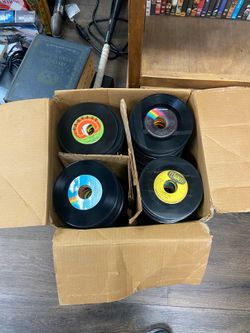 Big box of records 45’s