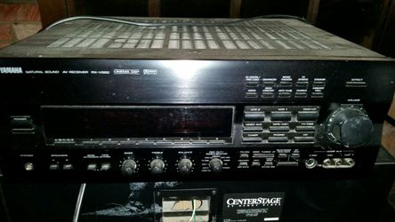 Yamaha receiver Center Stage center speaker and to Cambridge Soundworks speakers