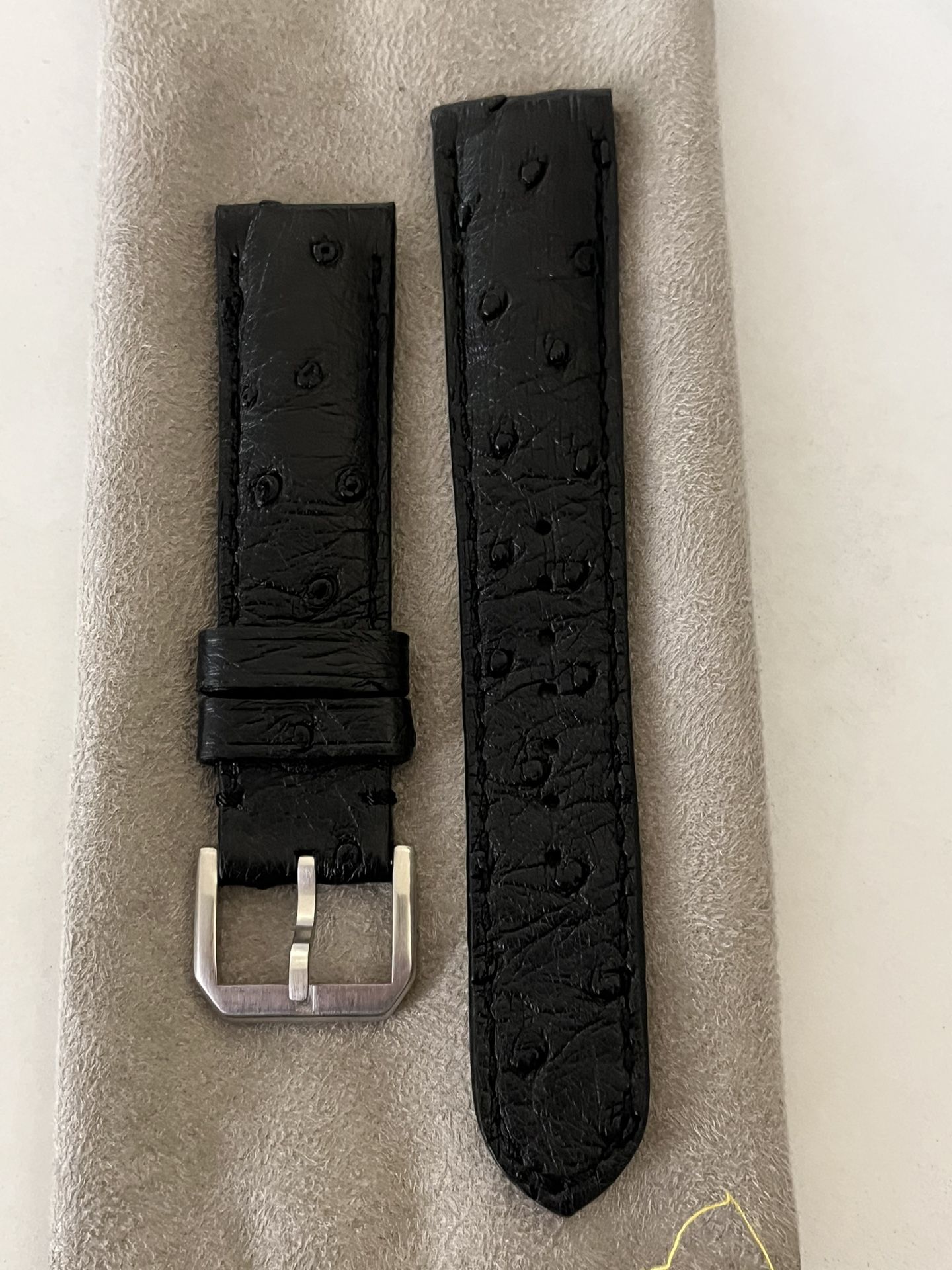 Ostrich Leather Watch Strap 20mm !