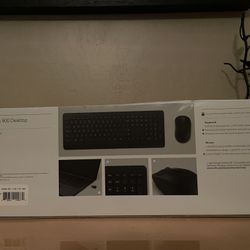 Wireless keyboard and mouse