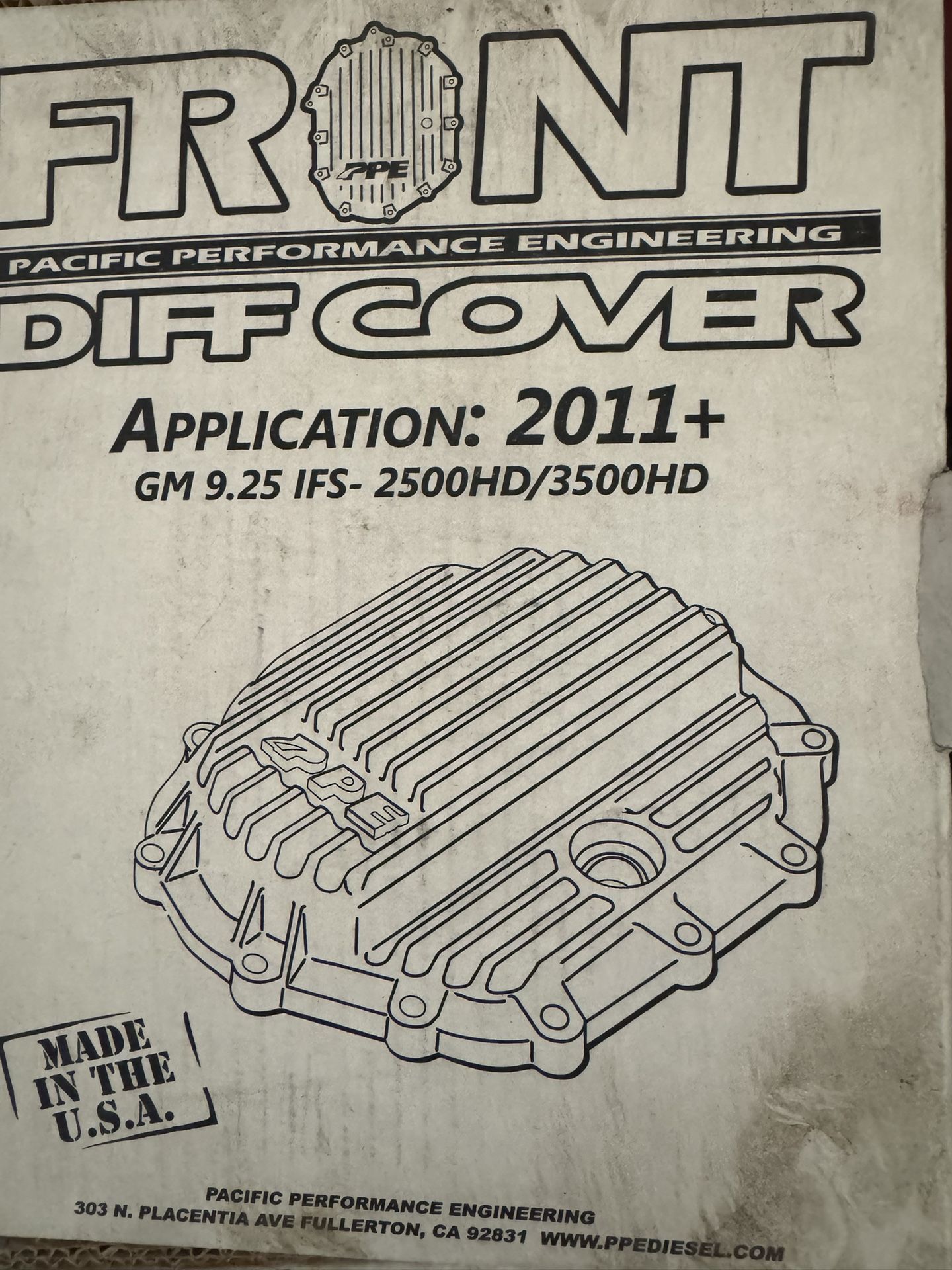Front Diff Cover GM 2011+