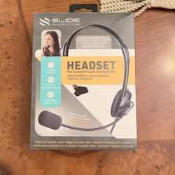 Slide Innovations Headset For Computers And Smartphones