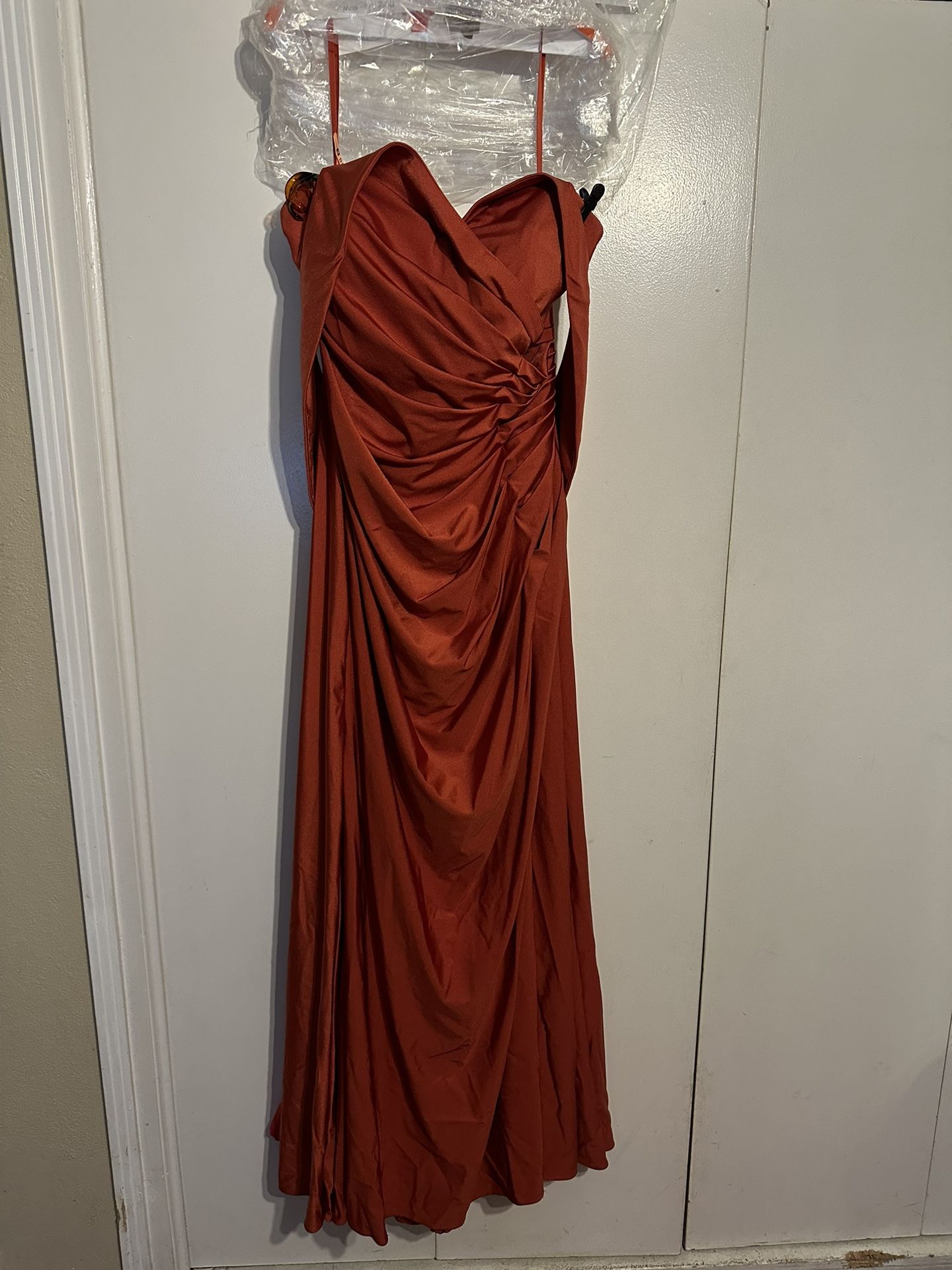 Bridesmaids Dress - Rust Color