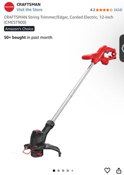 CRAFTSMAN String Trimmer/Edger, Corded Electric, 12-Inch