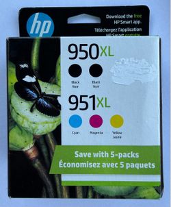 HP 950XL/950XL Black/Cyan/Magenta/Yellow High Yield Ink Cartridge