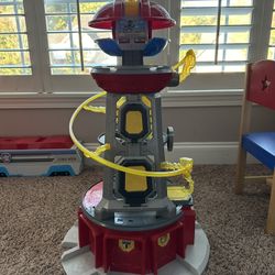 Paw Petrol Mighty Lookout Tower And Patroller Transport Vehicle