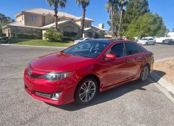 Toyota Camry SE Red Sedan