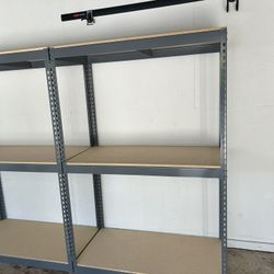 Garage Shelving 48 in W x 24 in D New Industrial Boltless Warehouse Racks Stronger than Homedpot Lowes Costco Delivery Available