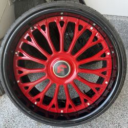 Forgiato 24” Wheels And Tires