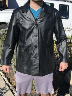 Women’s leather jacket, XL, NEW