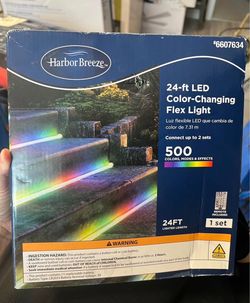 Indoor Outdoor 24 ft Integrated LED Multicolor Strip Light