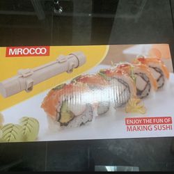  Sushi Making Kit, All in One Sushi Roller Set Maker Kit with Bamboo Rolling Mat, Bazooka, Chopsticks Holders, Rice Paddle, Avocado Slicer for Beginne