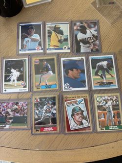 11 card Baseball Hall of Famer Lot Gwynn Boggs Ryan Bonds Reggie Ripken